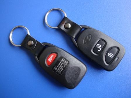 Ключ Hyundai Tucson пульт 3 кнопки, 315Mhz