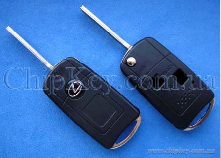 Ключ Lexus выкидной (корпус) 2 кнопки, Acura style
