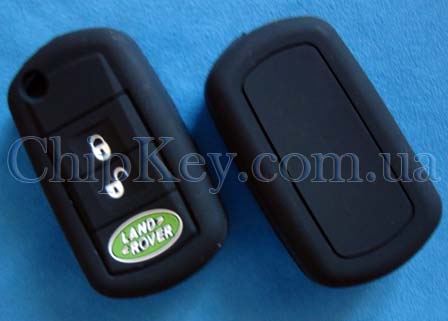 Чехол Land Range Rover силиконовый 3 кнопки, черный