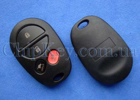 Toyota пульт (корпус) 4 кнопки