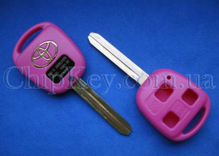 Ключ Toyota (корпус) 3 кнопки, лезвие toy43