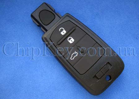 Fiat Smart Key 3 кнопки, с чипом ID46EX(PCF7939), 433 Mhz original