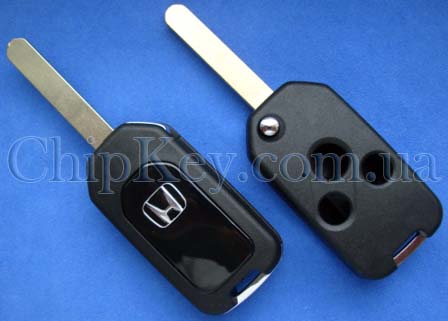 Ключ Honda выкидной (корпус) 3 кнопки