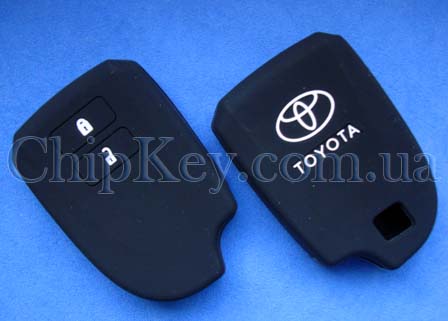 Toyota Smart Key силиконовый чехол 2 кнопки, черный