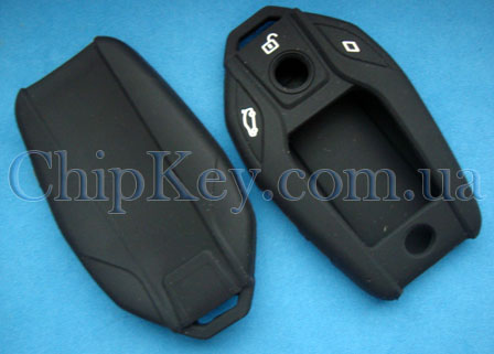 Чехол BMW  для smart key 4 кнопки, черный
