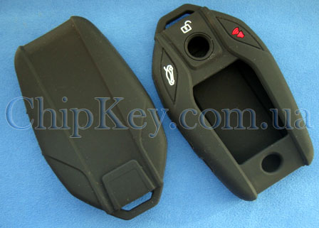 Чехол BMW для smart key 4 кнопки, черный