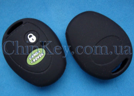 Чехол Land Rover Mini силиконовый 2 кнопки, черный