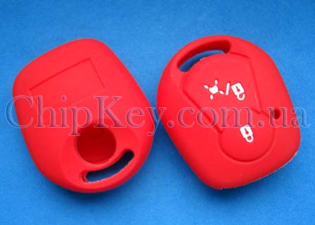 Чехол SsangYong 2 кнопки, красный