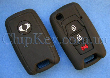 Чехол SsangYong 3 кнопки, черный