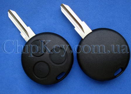 Ключ Smart 3 кнопки, с платой 434Mhz