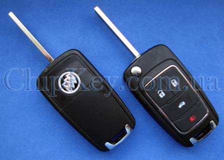 Ключ Buick выкидной (корпус) 4 кнопки