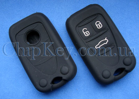 Alfa Romeo Smart Key силиконовый чехол 3 кнопки, черный