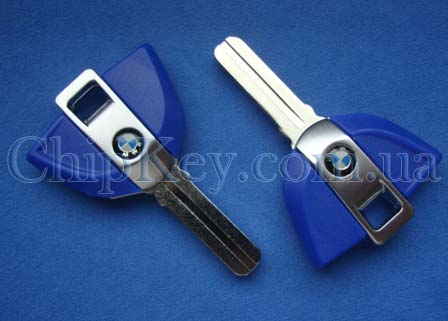 Ключ BMW moto (корпус) синий