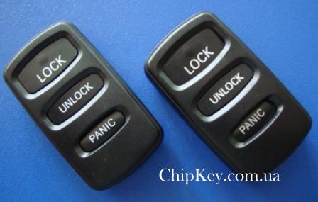 Ключ Mitsubishi пульт (корпус) 3 кнопки