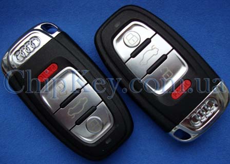4H0 959 754 G Smart key Audi A8, S8 key less 4 кнопки, id50 HTVAG, 315Mhz, original