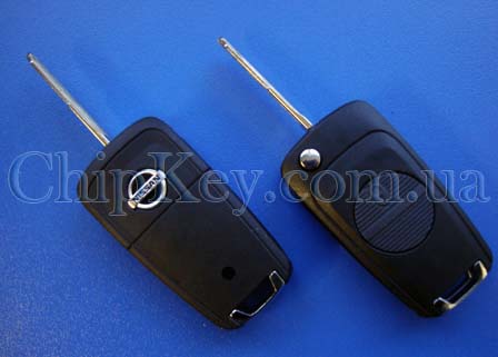 Ключ Nissan выкидной (корпус) 2 кнопки, лезвие Dat10