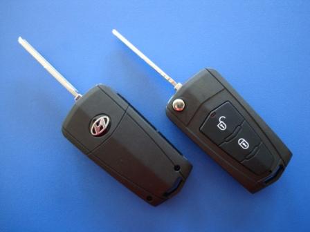 Ключ Hyundai выкидной (корпус) 2 кнопки