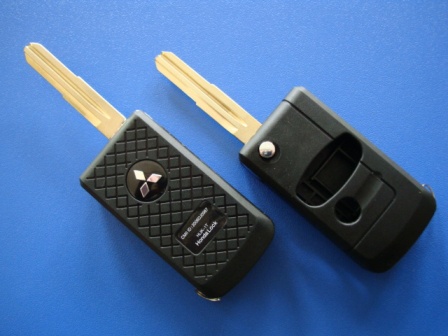 Ключ Mitsubishi выкидной (корпус) 3 кнопки