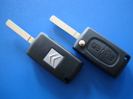 CITROEN ключ 2 - кнопки, ID46(PCF7961) 433 Mhz, лезвие VA2