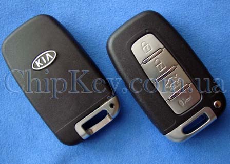 Ключ KIA Smart Key (корпус) 4 кнопки