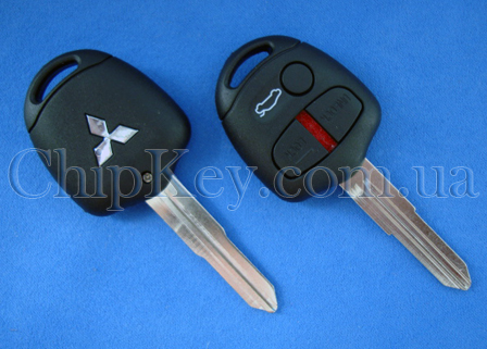 Ключ Mitsubishi (корпус) 3 кнопки