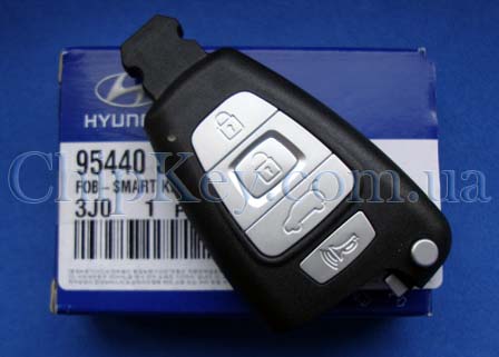 Ключ Hyundai Veracruz 95440-3J500 Smart Key 4 кнопки, id46(pcf7952), 433 Mhz, original