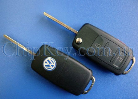 Выкидной ключ Volkswagen Touareg, Phaeton 2003-2009, 4 кнопки, id46(pcf7946), 315Mhz USA