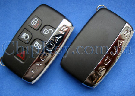 Ключ Jaguar XF / XE / XJ Smart Smart Key 5 кнопок c 2010-, id47(pcf7953), 315Mhz, Original C2D43575