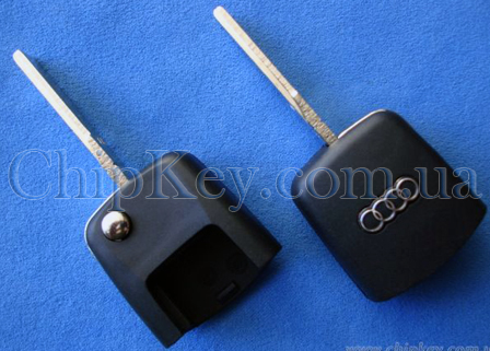 Ключ Audi выкидной (корпус) нижняя часть, лезвие hu66