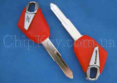 Ключ Kawasaki moto (корпус), красный