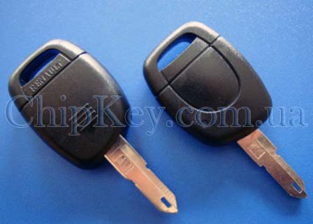 Ключ Renault Kangoo 1 кнопка, лезвие ne73, с чипом id46(pcf7946), 433Mhz