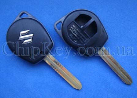 Ключ Suzuki (корпус) 2 кнопки, лезвие toy43