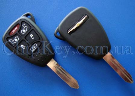 Ключ Chrysler Dodge Jeep 6 кнопок, ID46(pcf7941), 433Mhz