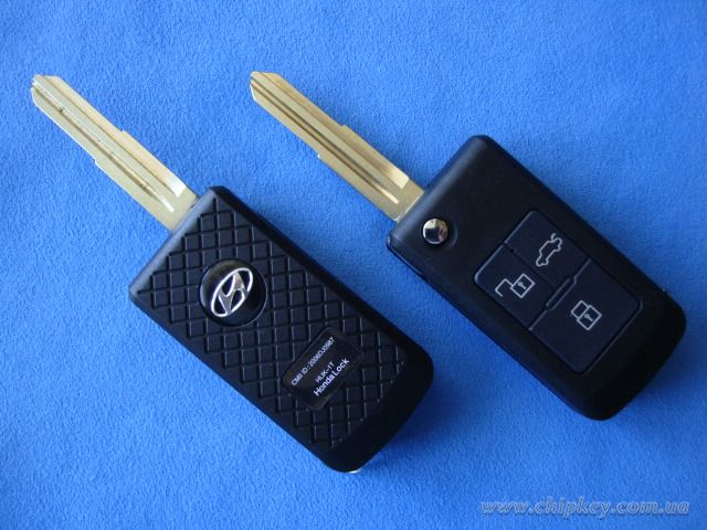 Ключ Hyundai Sonata выкидной (корпус) 3 кнопки