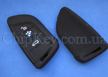 Чехол BMW G series для smart key 3 кнопки, черный