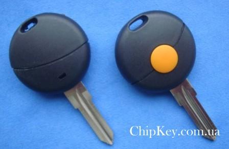 Ключ Smart Mercedes (корпус) 1 кнопка