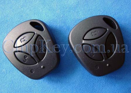 Ключ LADA Десятого Семейства (2110, 2111, 2112) Лада Priora, Лада Калина, Лада Samara, Lada 2113, 2114, 2115 (корпус без лезвия) 3 кнопки