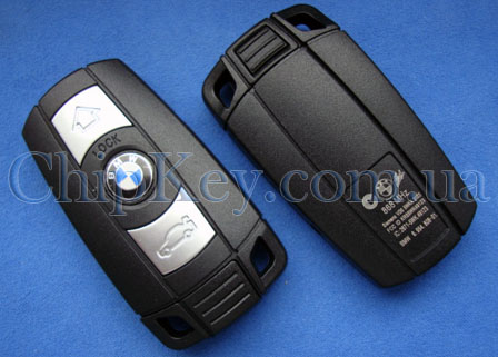 Ключ Bmw smart key (корпус) 3 кнопки, для ключей с кейлесс