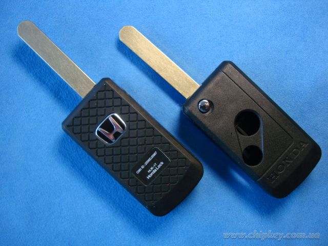 Ключ Honda выкидной (корпус) 2 кнопки, лезвие hon66