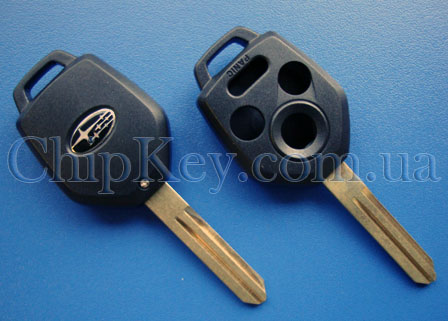 Ключ Subaru (корпус) 4 кнопки, лезвие nsn14