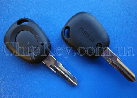 Ключ Renault (корпус) 1 кнопка, лезвие VAC102