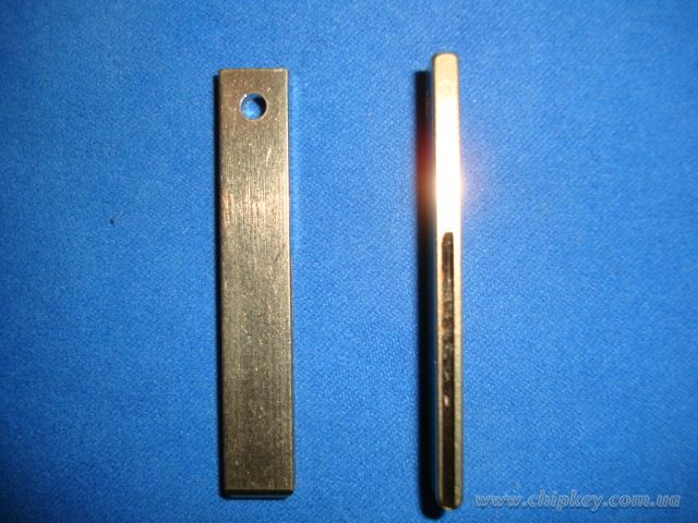 Ключ Peugeot Sitroen лезвие hu83t