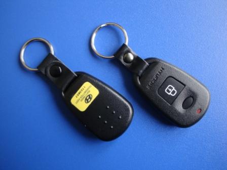Ключ Hyundai Elantra пульт 2 кнопки, 433Mhz