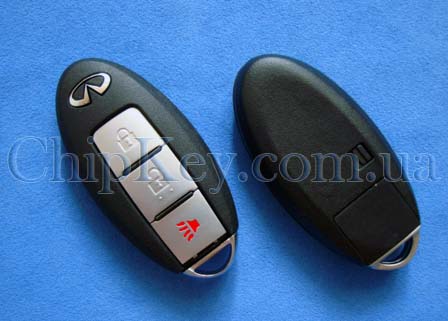 Ключ Infiniti Smart Key (корпус) 3 кнопки