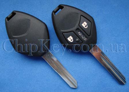 Ключ Mitsubishi (корпус) 2 кнопки