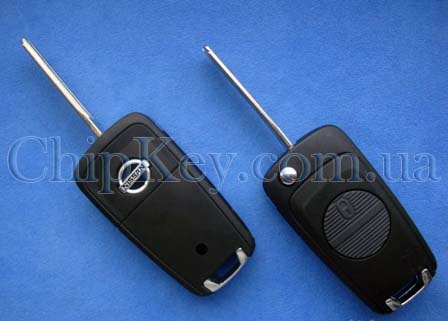 Ключ Nissan выкидной (корпус) 2 кнопки, лезвие nsn14