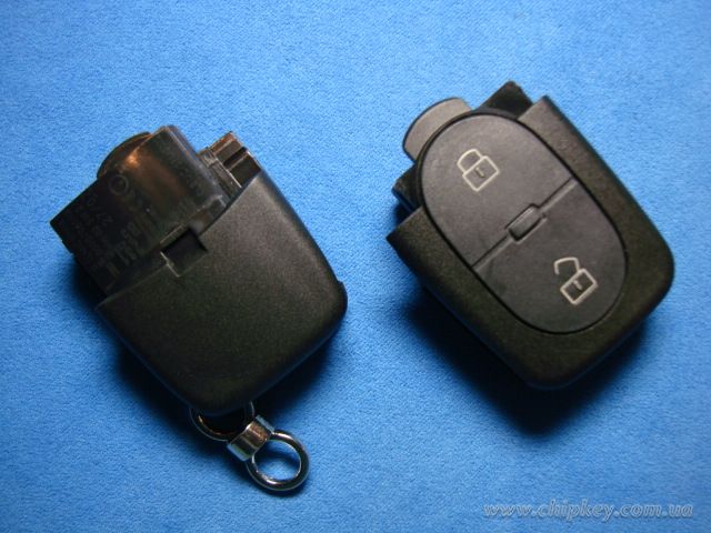 VOLKSWAGEN  выкидной ключ (корпус - верхняя часть) 2 - кнопки