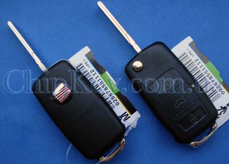 Выкидной ключ Seat (корпус) 3 кнопки, лезвие HU66