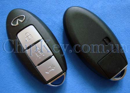 Ключ Infiniti Smart Key (корпус) 3 кнопки
