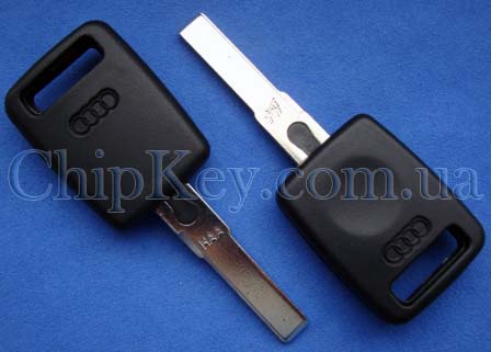 Ключ Audi с чипом id48 can A2, лезвие hu66